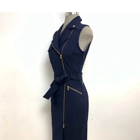 Calvin Klein Motto Style Navy Sheath Dress. Size 14 Never Worn. - Picture 13 of 13